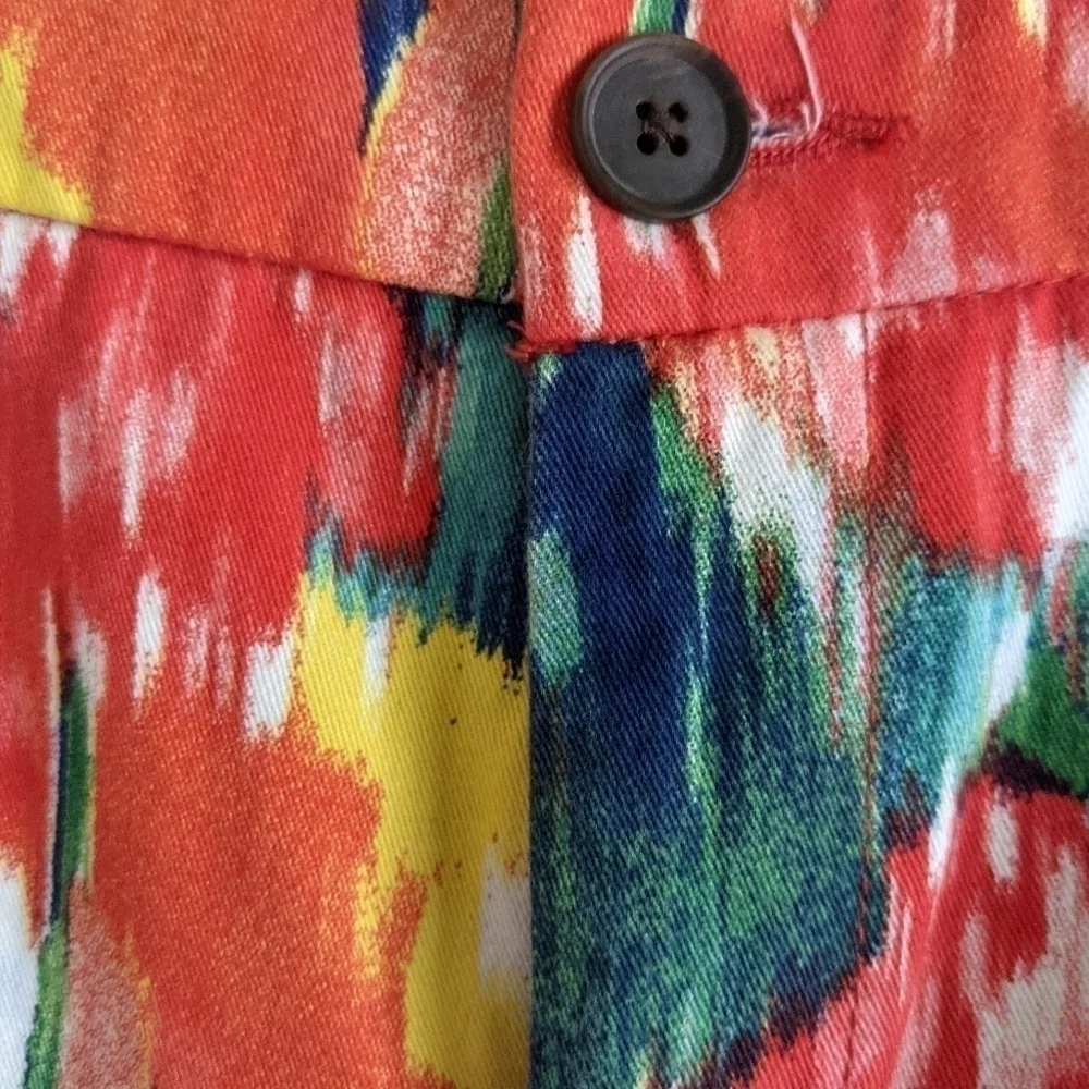 FUN Tie Dye Rainbow Ikat Shorts 14
